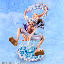 Load image into Gallery viewer, PRE-ORDER MegaHouse ONE PIECE Portrait Of Pirates "Evolutionary History" Monkey D. Luffy (Gear 5) Figure