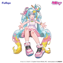 Load image into Gallery viewer, PRE-ORDER FuRyu Hatsune Miku 10th Anniversary Noodle Stopper Figure