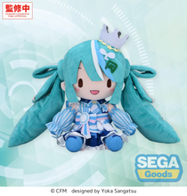 Load image into Gallery viewer, PRE-ORDER SEGA Vocaloid Hatsune Miku "LAWSON 50th Anniversary Special LIVE" Fuwa petit L size Plush