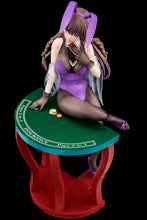 Load image into Gallery viewer, Hakoiri-musume inc. The Demon Sword Master of Excalibur Academy Elfine Phillet wearing flower’s purple Bunny Costume with Nip Slip Gimmick System 1/6 Scale Adult Figure