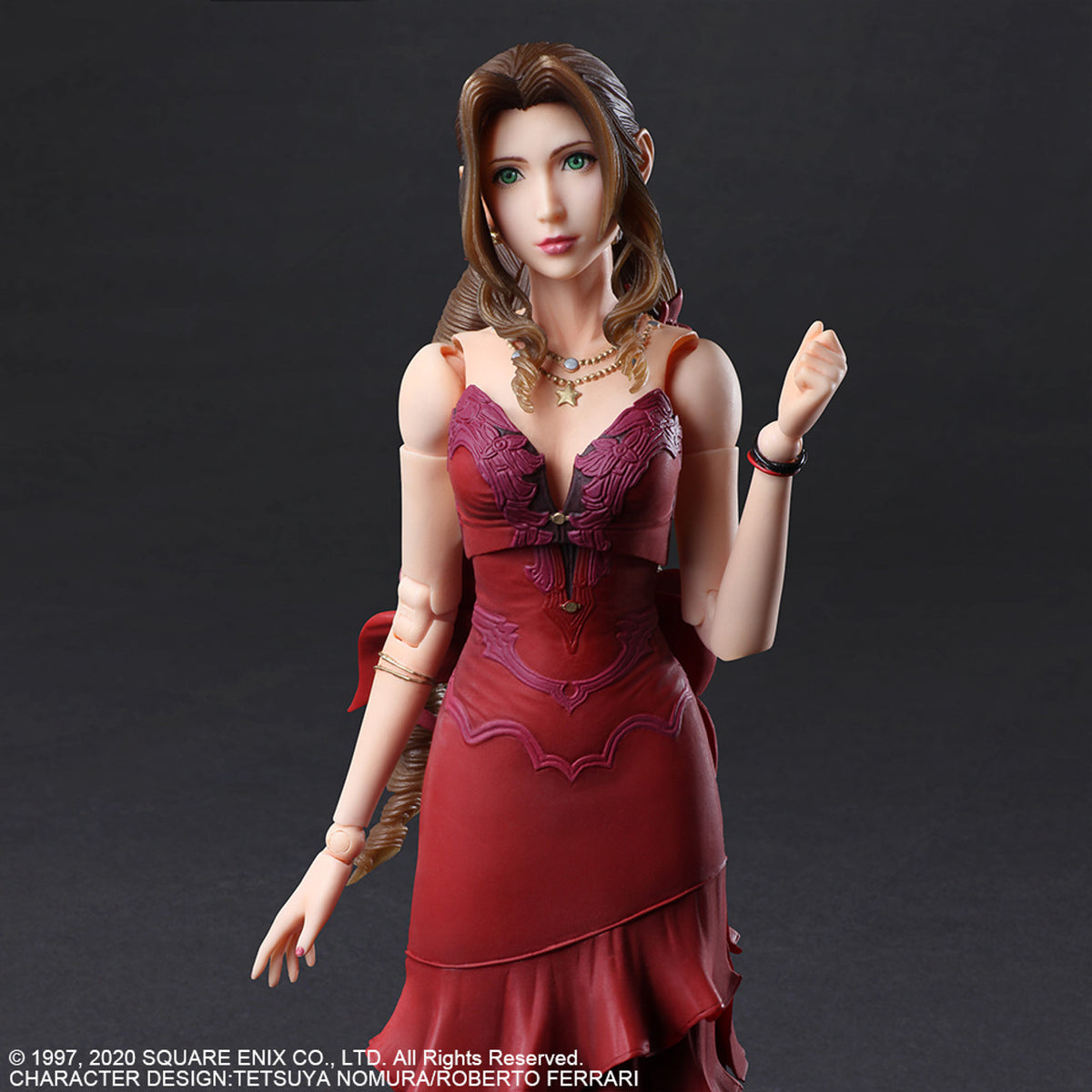 open lace back dress Square Enix Final Fantasy VII Remake Aerith Gainsborough Dress Ver. Pl –  TheGoldenNook