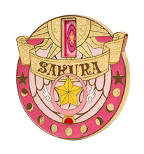 Load image into Gallery viewer, GoodSmile Moment Cardcaptor Sakura 25th Anniversary Star Wand Metal Badge