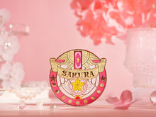 Load image into Gallery viewer, GoodSmile Moment Cardcaptor Sakura 25th Anniversary Star Wand Metal Badge