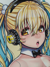 Load image into Gallery viewer, Nitroplus SoniComi Super Pochaco B2 size Tapestry Bunny Girl Version