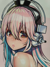 Load image into Gallery viewer, Nitroplus SoniComi Super Sonico B2 size Tapestry Bunny Girl Version