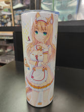 Load image into Gallery viewer, Nekopara Cat Paradise Maple 20oz Pearlescent stainless steel tumbler