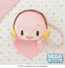 Load image into Gallery viewer, SEGA Vocaloid Megurine Luka fuwa petit M Face Shoulder Bag
