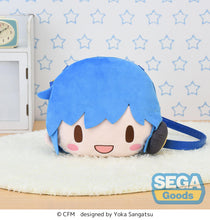 Load image into Gallery viewer, SEGA Vocaloid Kaito fuwa petit M Face Shoulder Bag