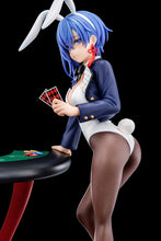 Load image into Gallery viewer, Hakoiri-musume inc. The Demon Sword Master of Excalibur Academy Sakuya Sieglinde wearing lapis lazuli blue Bunny Costume with Nip Slip Gimmick System 1/6 Scale Adult Figure