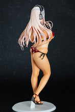 Load image into Gallery viewer, Orchid Seed Nitro Plus Super Sonico Summer Vacation ver. Sun kissed 1/4.5 scaled figure