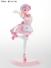 Load image into Gallery viewer, FuRyu TENITOL Re:Zero Yumekawa Maid Rem & Ram Set non-scale figure set Bonus