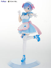 Load image into Gallery viewer, FuRyu TENITOL Re:Zero Yumekawa Maid Rem & Ram Set non-scale figure set Bonus