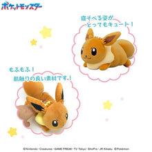 Load image into Gallery viewer, Ensky Pokemon Eevee Mofu Mofu Arm Pillow Plush
