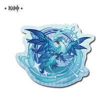Load image into Gallery viewer, miHoYo Genshin Impact Mondstadt Anemo Dragon Dvalin Die-cut Mousepad