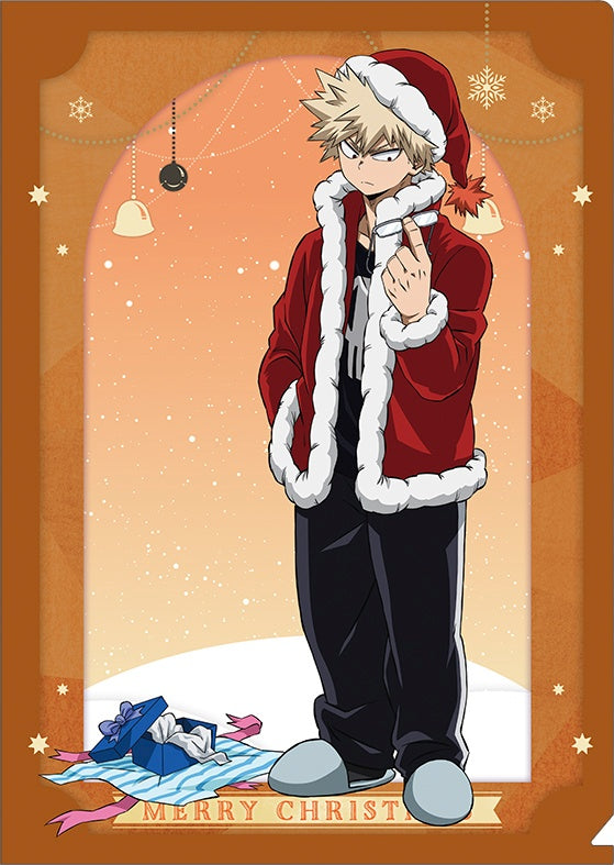 Movic My Hero Academia Merry Christmas! Clear File – TheGoldenNook