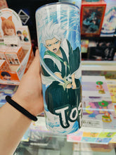 Load image into Gallery viewer, Bleach 10th Division Captain Toshiro Hitsugaya 20oz Stainless steel anime tumbler