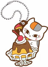 Load image into Gallery viewer, Takara Tomy A.R.T.S Natsume's Book of Friends Coffee Shop Rubber Keychain Charms