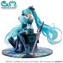 Load image into Gallery viewer, MegaHouse Mobile Suit Gundam 45th Anniversary X Hatsune Miku - Hatsune Miku X 00 Gundam Lucrea 1/7 scale figure
