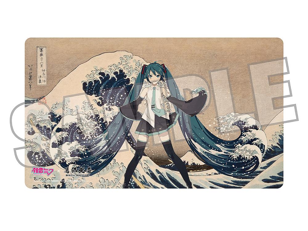 PRE-ORDER Presence Hokusai Katsushika x Hatsune Miku The Great Wave off Kanagawa iXima Desk Mat