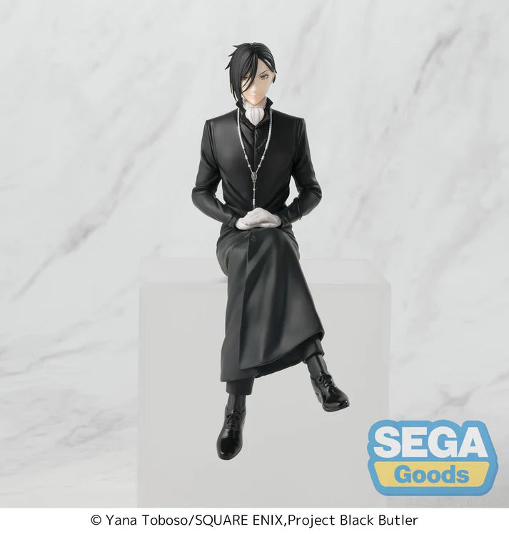 SEGA Anime Black Butler -Public School Arc- Sebastian Michaelis Perching Prize Figure