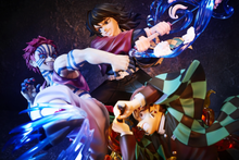 Load image into Gallery viewer, PRE-ORDER Aniplex Demon Slayer Kimetsu no Yaiba Tanjiro Kamado &amp; Giyu Tomioka &amp; Akaza Figure
