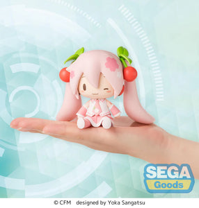 SEGA Vocaloid Hatsune Miku - Sakura Miku fuwa petit chibi figure