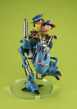 Load image into Gallery viewer, MegaHouse Dragon Ball Z Son Goku &amp; Son Gohan &amp; Robot with two legs Desktop Real McCoy EX Non-scale figure (Repeat)
