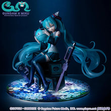 Load image into Gallery viewer, MegaHouse Mobile Suit Gundam 45th Anniversary X Hatsune Miku - Hatsune Miku X 00 Gundam Lucrea 1/7 scale figure
