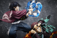 Load image into Gallery viewer, PRE-ORDER Aniplex Demon Slayer Kimetsu no Yaiba Tanjiro Kamado &amp; Giyu Tomioka &amp; Akaza Figure
