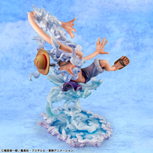 Load image into Gallery viewer, PRE-ORDER MegaHouse ONE PIECE Portrait Of Pirates "Evolutionary History" Monkey D. Luffy (Gear 5) Figure
