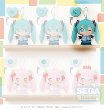 Load image into Gallery viewer, SEGA Vocaloid Hatsune Miku Miku Moipon plush mascot keychain / charm
