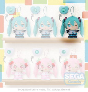 SEGA Vocaloid Hatsune Miku Miku Moipon plush mascot keychain / charm