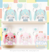 Load image into Gallery viewer, SEGA Vocaloid Hatsune Miku Miku Moipon plush mascot keychain / charm
