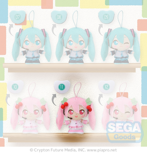 SEGA Vocaloid Hatsune Miku Miku Moipon plush mascot keychain / charm