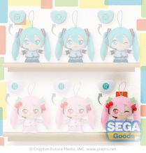 Load image into Gallery viewer, SEGA Vocaloid Hatsune Miku Miku Moipon plush mascot keychain / charm
