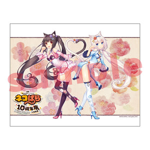 Charama Nekopara Chocola & Vanilla 10th Anniversary Exhibition in Bashamichi B2 Size Flipable Wall Scroll