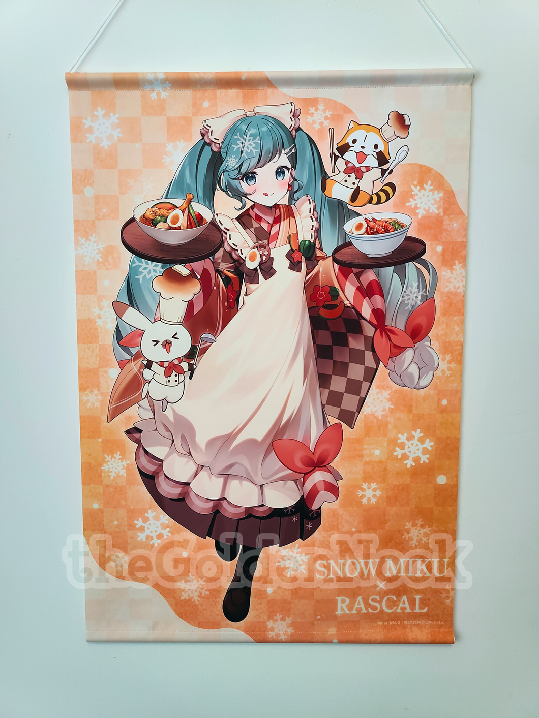 Cocollabo Hatsune Miku Winter Miku 2024 x Rascal B2 Size Tapestry