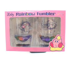 Load image into Gallery viewer, Nintendo Kirby Rainbow 2 pair Acrylic Glass Set
