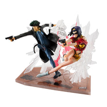 Load image into Gallery viewer, MegaHouse Cowboy Bebop Spike Spiegel &amp; Faye Valentine 1st GIG 1/8 scale figure Set
