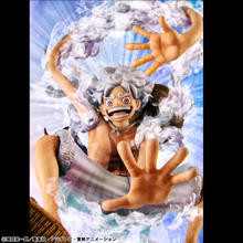 Load image into Gallery viewer, PRE-ORDER MegaHouse ONE PIECE Portrait Of Pirates "Evolutionary History" Monkey D. Luffy (Gear 5) Figure
