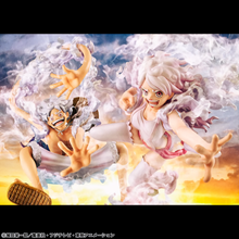 Load image into Gallery viewer, PRE-ORDER MegaHouse ONE PIECE Portrait Of Pirates "Evolutionary History" Monkey D. Luffy (Gear 5) Figure
