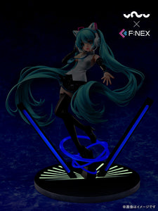 FuRyu F:NEX Vocaloid Hatsune Miku Nekomimi Cat Headphone Ver 1/7 Scale figure