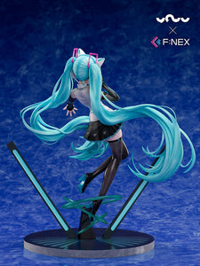 FuRyu F:NEX Vocaloid Hatsune Miku Nekomimi Cat Headphone Ver 1/7 Scale figure