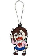 Load image into Gallery viewer, Bandai Dandadan Kuji - Into The Cursed House! - Funny Face Rubber Charm Keychain
