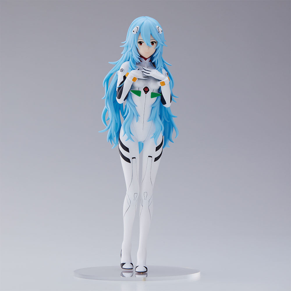 SEGA SPM Evangelion Thrice upon a time Rei Ayanami long hair Ver prize figure