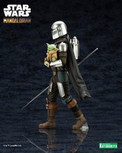 Load image into Gallery viewer, Kotobukiya ARTFX+ Star Wars Mandalorian &amp; Grogu with Beskar Staff 1/10 scale figure
