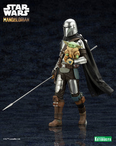 Kotobukiya ARTFX+ Star Wars Mandalorian & Grogu with Beskar Staff 1/10 scale figure