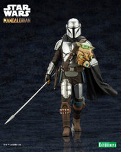 Load image into Gallery viewer, Kotobukiya ARTFX+ Star Wars Mandalorian &amp; Grogu with Beskar Staff 1/10 scale figure
