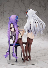 Load image into Gallery viewer, FLARE Hyperdimension Neptunia Black Heart &amp; Purple Heart baby doll ver Figure Set
