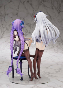 FLARE Hyperdimension Neptunia Black Heart & Purple Heart baby doll ver Figure Set